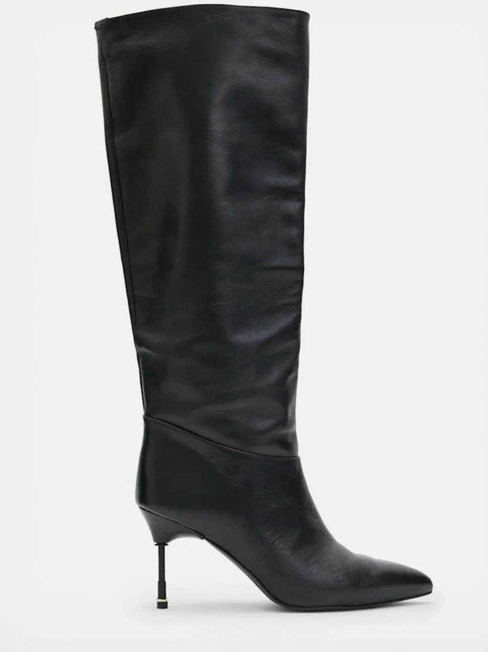 All Saints Black Leather Nori Boots